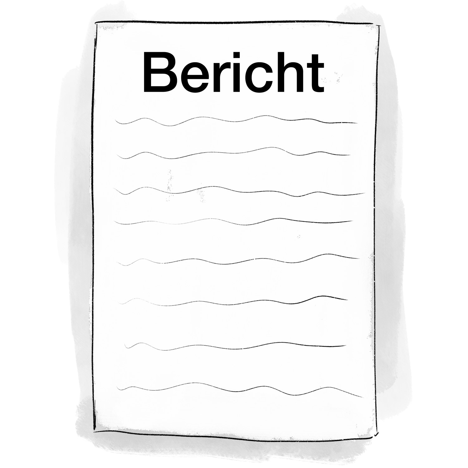 Ein Berichts-Blatt