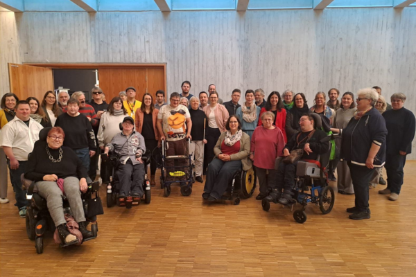 Ein Gruppenfoto der Teilnehmenden des Landesteilhabebeirats